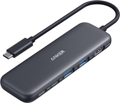 Адаптер Anker 332 USB-C (5-в-1) 4K HDMI, 5 Гбит/с