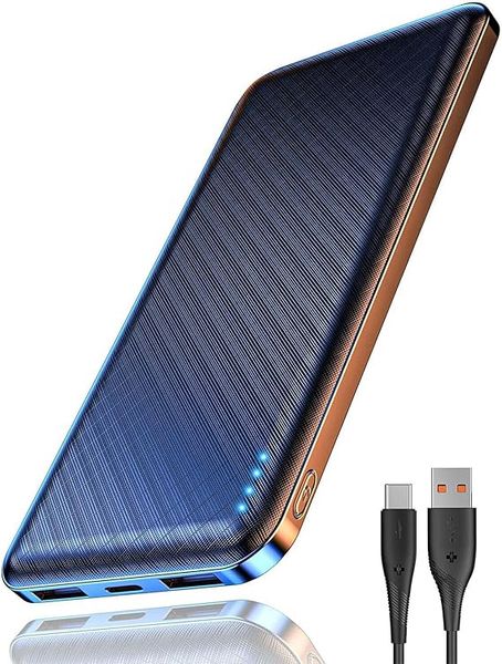 Павербанк, портативний акумулятор Acmaker Q1071 10000mAh, чорний фото