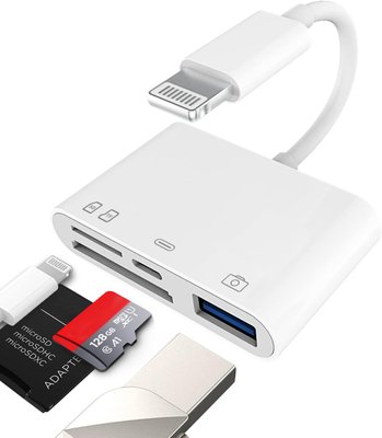 Адаптер перехідник для iPhone JH-0512 Lighting to USB3.0 для підключення камери