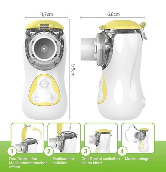 Ингалятор Feellife Nebuliser для респираторных заболеваний, для детей и взрослых