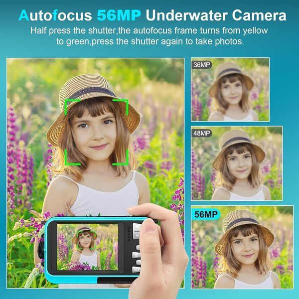 Цифрова підводна камера 4K з карткою пам'яті 32 ГБ фото