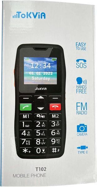 Мобільний телефон T102 TOKVIA