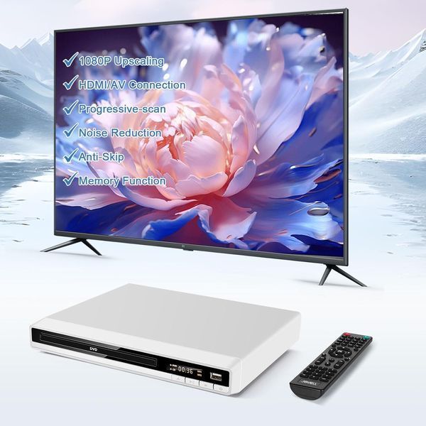 1080P HD DVD-програвач / DVD-168 багаторегіональний DVD-програвач для телевізора фото