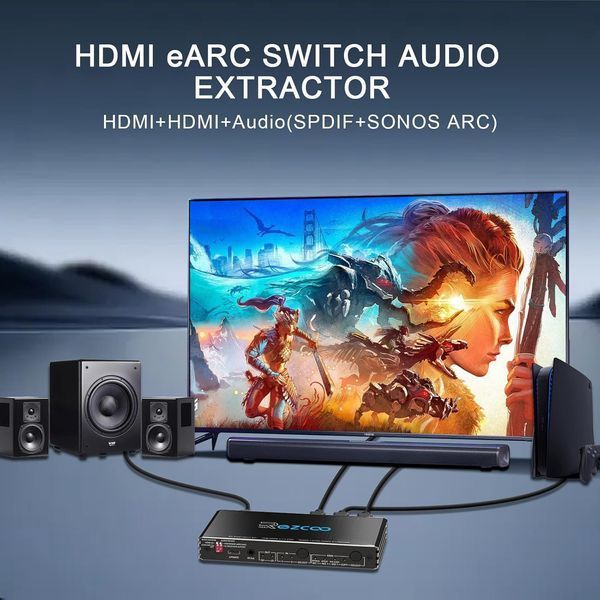 Коммутатор HDMI 2.1 4K при 120 Гц фото