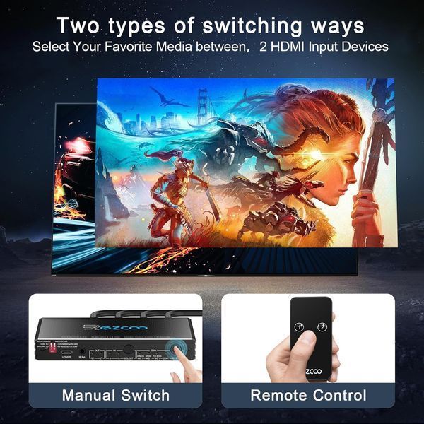 Коммутатор HDMI 2.1 4K при 120 Гц фото