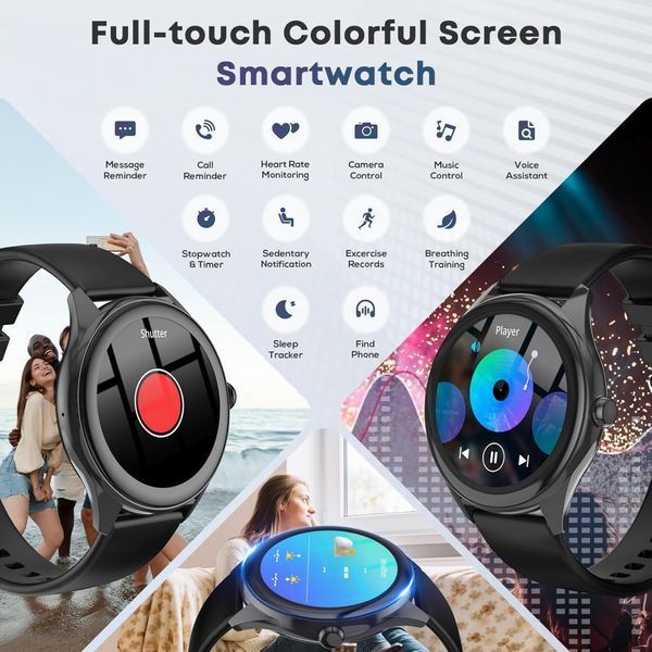 Смарт-часы HD IPS с Bluetooth-звонками фото