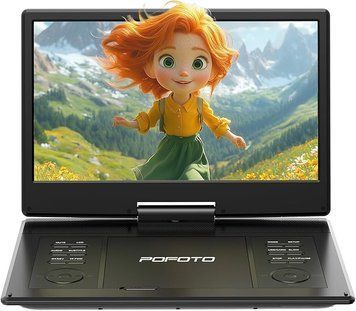 15,7-дюймовый портативный DVD-плеер с 14,1-дюймовым HD- экраном  фото