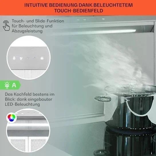 Вытяжка KLARSTEIN Royal Flush Eco Downdraft 576 м&sup3;/час (10038406)