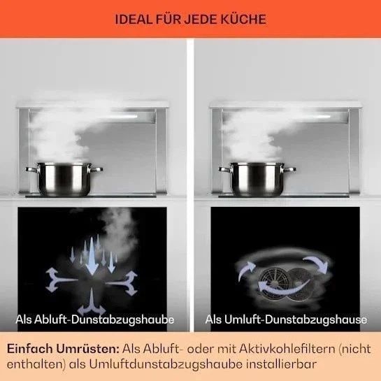 Вытяжка KLARSTEIN Royal Flush Eco Downdraft 576 м&sup3;/час (10038406)