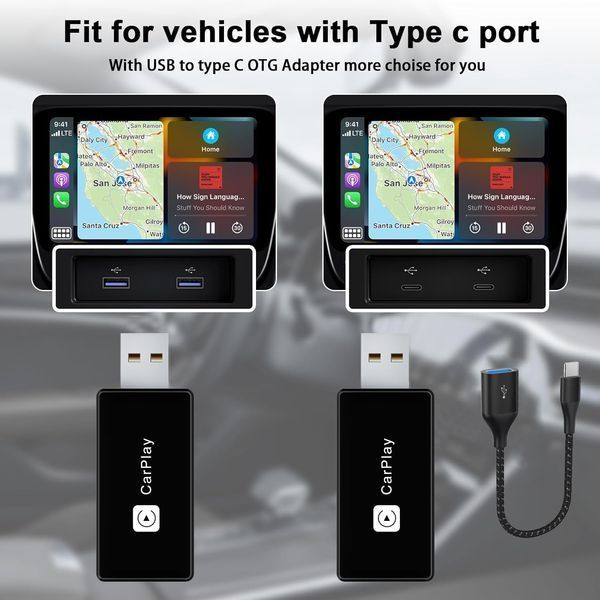 Беспроводной адаптер CarPlay ULA-YUAN