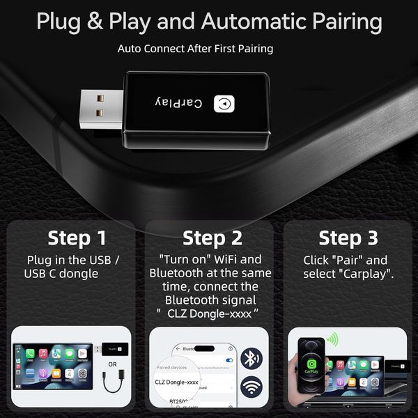 Беспроводной адаптер CarPlay ULA-YUAN