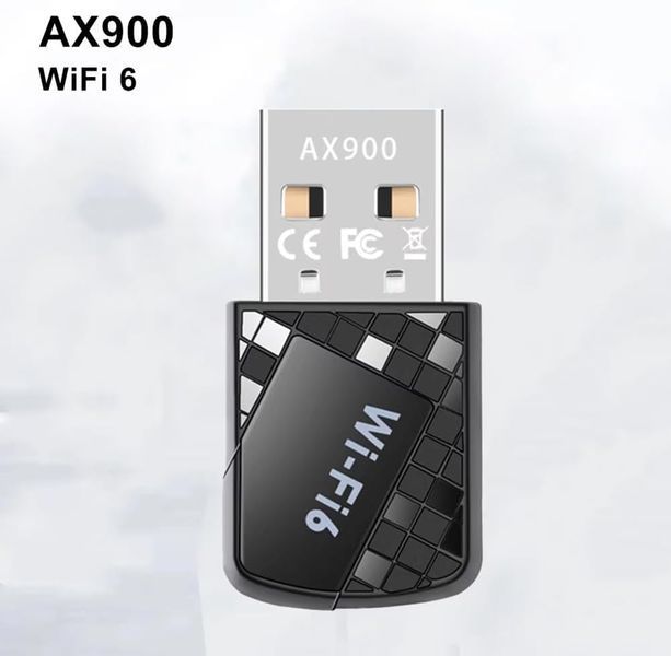 900 Мбіт/с USB WiFi 6 адаптер AX900 USB Dongle 2.4G 5G дводіапазонний бездротовий WLAN приймач для Win10 та Win11 фото