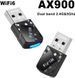 900 Мбіт/с USB WiFi 6 адаптер AX900 USB Dongle 2.4G 5G дводіапазонний бездротовий WLAN приймач для Win10 та Win11 фото 4