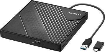 Внешний DVD-привод USB 3.0 USB C Привод CD-ROM Оптический привод CD/DVD +/-RW