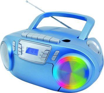 Радіо CD-програвач Soundmaster SCD5800BL з караоке-мікрофоном фото