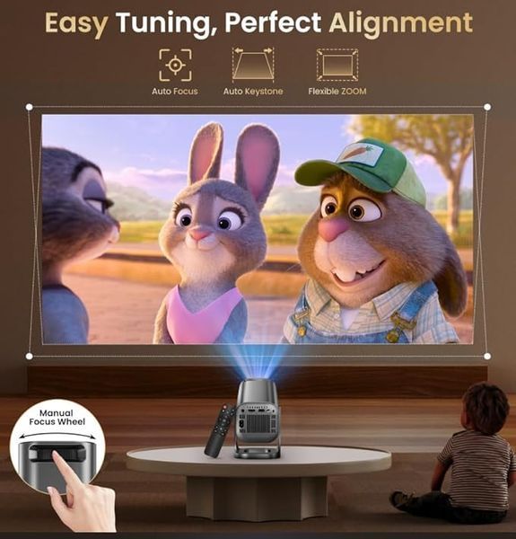 Проектор HD 1080p 4K для домашнего кинотеатра Finade