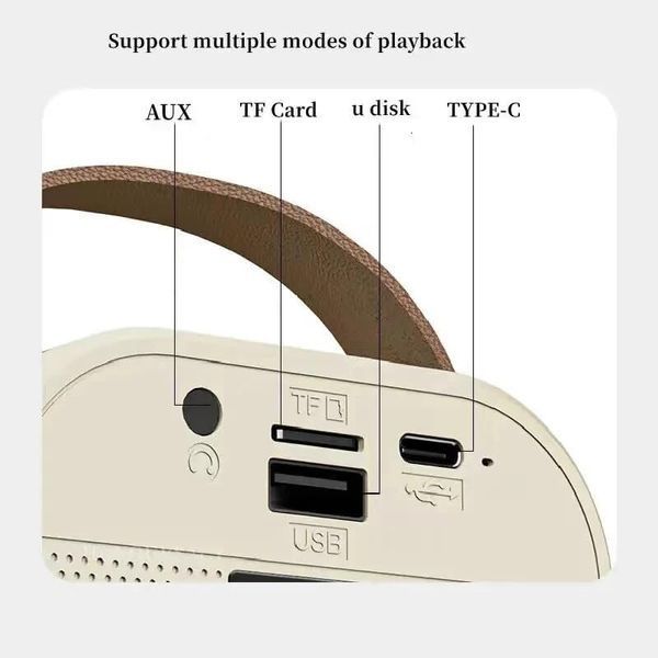 Портативна Bluetooth-колонка для караоке K12 з двома бездротовими мікрофонами фото