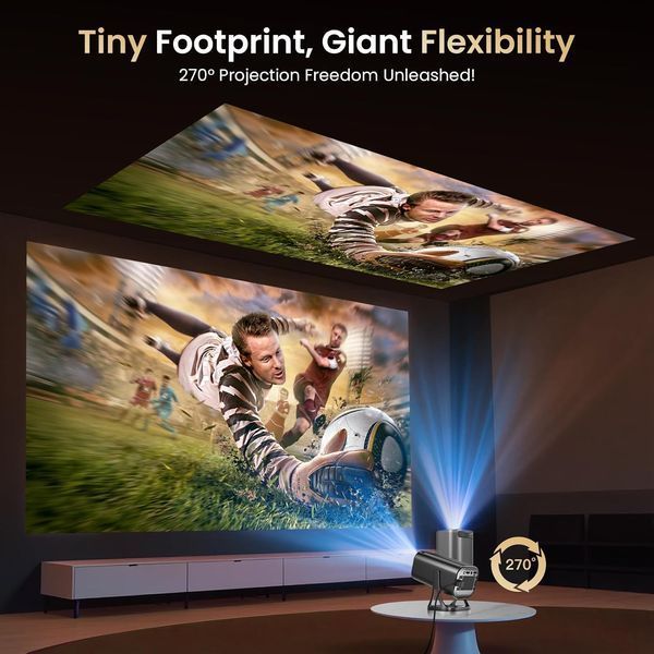 Проектор HD 1080p 4K для домашнего кинотеатра Finade