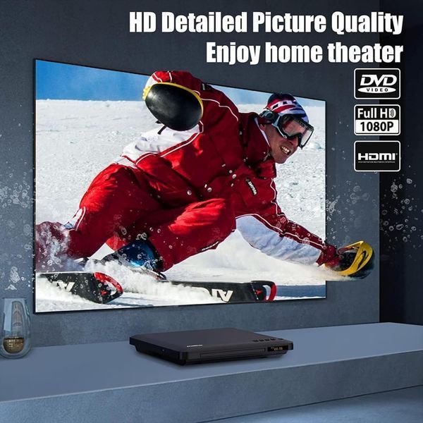 Ультратонкий DVD-програвач AV HDM фото