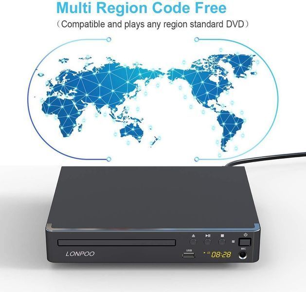 LP-099 HD DVD-плеєр та CD-плеєр PAL/NTSC з виходом HDMI AV фото