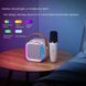 Портативна Bluetooth-колонка для караоке K12 з двома бездротовими мікрофонами фото 2