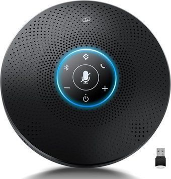 Портативний спікерфон EMEET M2 Max із 4 мікрофонами, Bluetooth та USB для конференцій