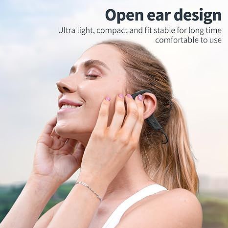 Водонепроницаемые наушники для плавания Bone Conduction Generic S800, IPX8, 32 ГБ Bluetooth 5.3 фото