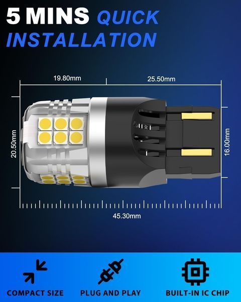 Світлодіодні лампи GZ5CG для автомобільних стоп-сигналів