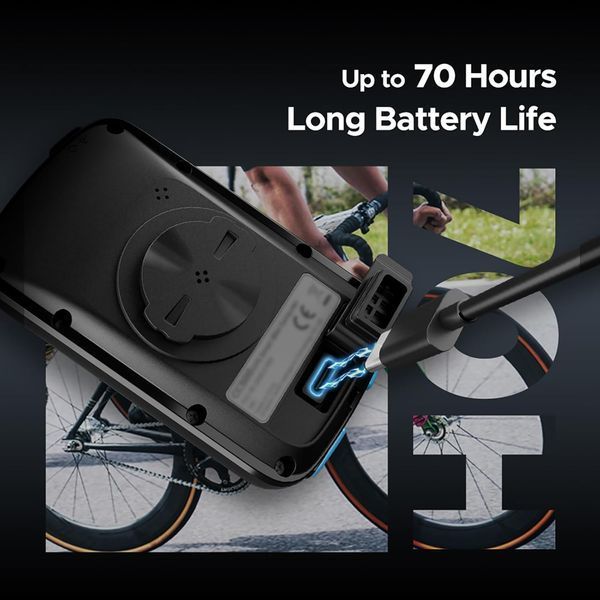 Велокомп'ютер CC500 GPS ANT+ Bluetooth / бездротовий спідометр для велосипеда з автоматичним підсвічуванням