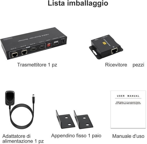 Передатчик-приемник HDMI VEDINDUST фото