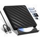 Зовнішній Bluray оптичний привід 5 в 1 USB 3.0 Wbacon
