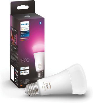 Розумна LED лампа Philips Hue E27 600 лм з голосовим керуванням фото