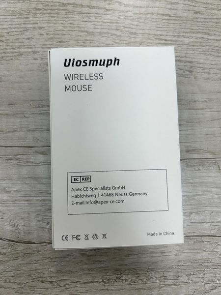 Беспроводная мышь Uiosmuph M101 для ноутбука с USB-приемником и адаптером USB C фото