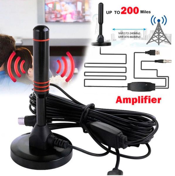 Цифровая ТВ-антенна HD 1080 VHF/UHF для DVB-T/T2 фото