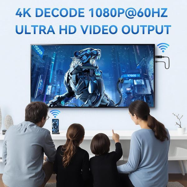 Бездротовий адаптер HDMI Display Dongle Piykopy фото