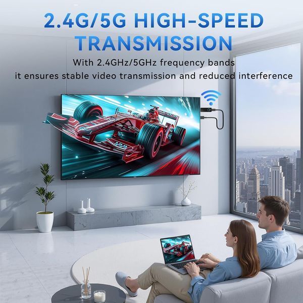 Бездротовий адаптер HDMI Display Dongle Piykopy фото