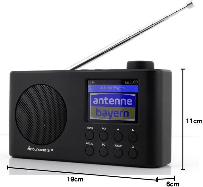 Портативное цифровое радио Soundmaster IR6500SW WLAN-интернет/DAB+/FM-радио с Bluetooth, Li-Ion 2200 мАч фото