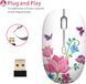 Беспроводная мышь Uiosmuph M101 для ноутбука с USB-приемником и адаптером USB C фото 4
