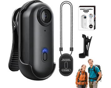 Мініекшн-камера POV Pro Body Cam з Wi-Fi, кутом огляду 120&deg; та магнітним кріпленням