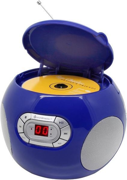 CD бумбокс Soundmaster SCD2120BL з FM-радіо та функцією аудіокниги фото