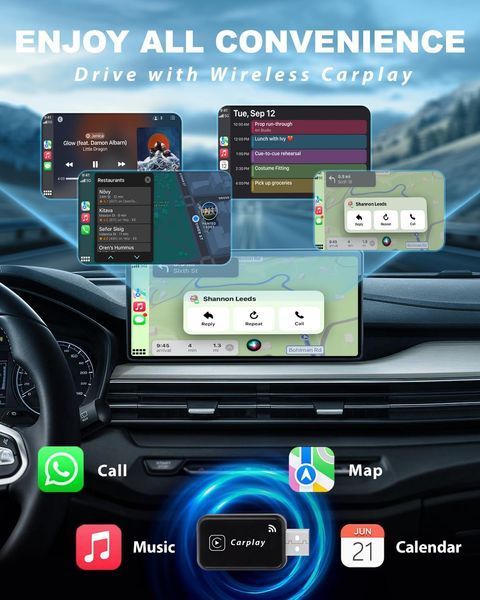 Беспроводной адаптер CarPlay SwartLife