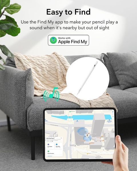 Цифровий стилус для iPad 2018&ndash;2026 з підтримкою Find My