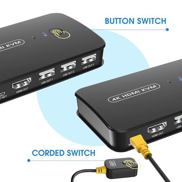 KVM-переключатель HDMI Jancane фото