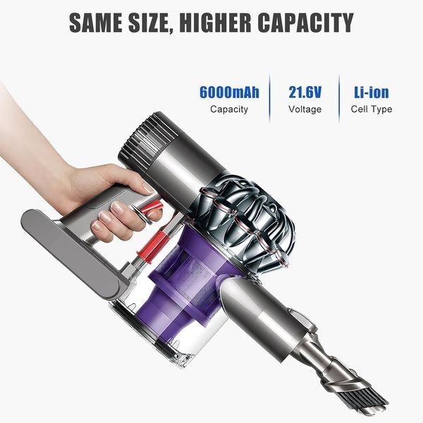 Заменяемый аккумулятор EVARY V6 для Dyson фото