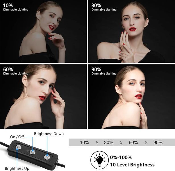 LED освітлювачі відеосвітло Obeamiu 5600K USB 2 шт УЦІНКА