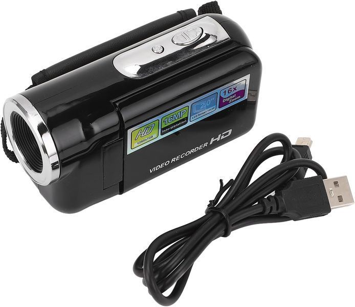 Відеокамера EBTOOLS 1080P 16MP HD з 16-кратним цифровим зумом