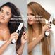 Беспроводной мини-выпрямитель для волос Straxelle 2-в-1 / портативный утюжок и щипцы для завивки со светодиодным дисплеем