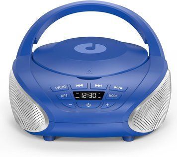 Портативний CD-плеєр Gueray (бумбокс) зі стереодинаміками та FM-радіо фото