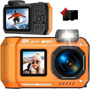 Цифрова камера з картою пам'яті 8K UHD 70MP WiFi Tupsio  фото