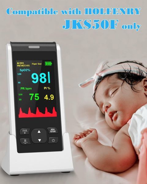 Датчики для младенцев для пульсоксиметра HOLFENRY JKS50F (1 метр, 39,37 дюйма)